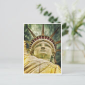 Standbeeld van Liberty Close-up Ansichtkaart Briefkaart (Staand voorkant)