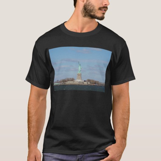 Standbeeld van Liberty Ellis Island T-shirt (Voorkant)
