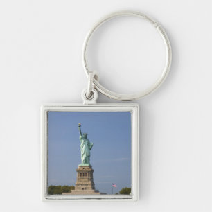 Standbeeld van Liberty op Liberty Island in New Sleutelhanger