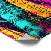 Standbeeld van Liberty Pop Art Poster (Hoek)