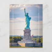 Standbeeld van Liberty Postcard Briefkaart (Voorkant)