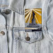 Standbeeld van Liberty Torch & US Navy Tweede Were Button (Insitu)