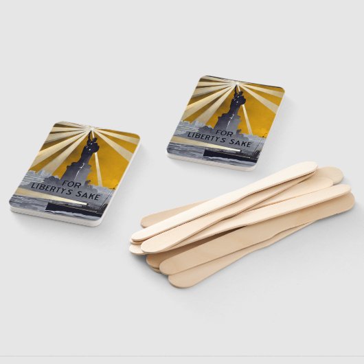 Standbeeld van Liberty Torch & US Navy Tweede Were Handwaaier (Niet-gemonteerd)