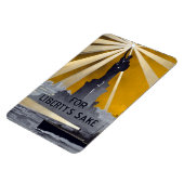 Standbeeld van Liberty Torch & US Navy Tweede Were Magneet (Linkerzijde)