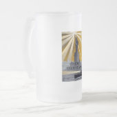 Standbeeld van Liberty Torch & US Navy Tweede Were Matglas Bierpul (Voorkant links)