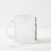 Standbeeld van Liberty Torch & US Navy Tweede Were Matglas Koffiemok (Links)