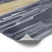 Standbeeld van Liberty Torch & US Navy Tweede Were Poster (Hoek)