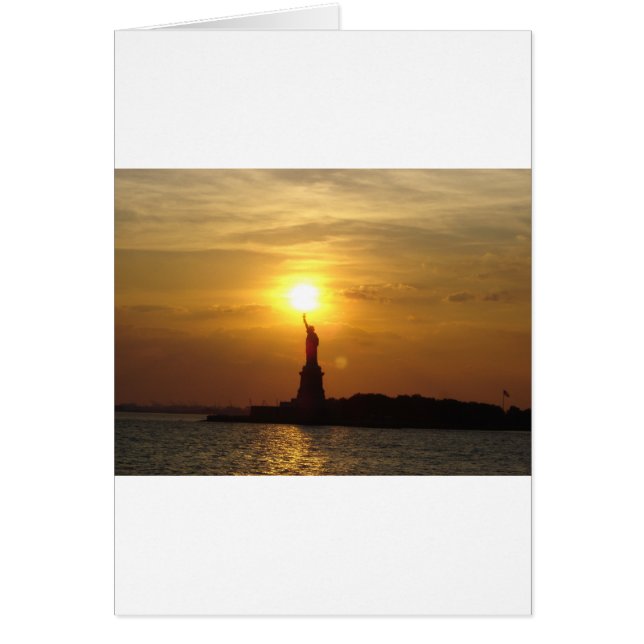 Standbeeld van Liberty Zonsondergang (Voorkant)