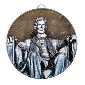 standbeeld van Lincoln Dartbord (Voorkant)