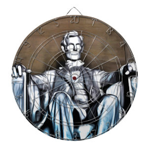 standbeeld van Lincoln Dartbord