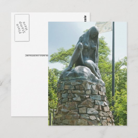 Standbeeld van Lorelei Briefkaart (Voorkant / Achterkant)