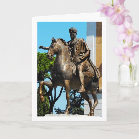 Standbeeld van Marcus Aurelius, Capitoline Hill, R Kaart (Orchidee)