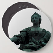 Standbeeld van Maria Theresia Ronde Button 6,0 Cm (Voorkant /achterkant)