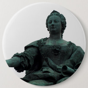 Standbeeld van Maria Theresia Ronde Button 6,0 Cm