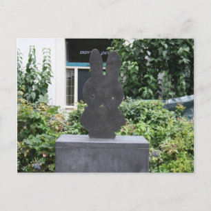 Standbeeld van Miffy Briefkaart