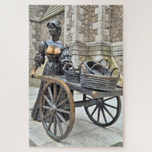 Standbeeld van Molly Malone, Dublin, Ierland Legpuzzel