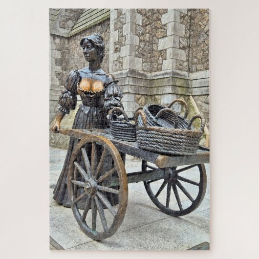 Standbeeld van Molly Malone, Dublin, Ierland Legpuzzel (Verticaal)