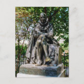 Standbeeld van Montaigne op het Paul Painleve-plei Briefkaart (Voorkant)
