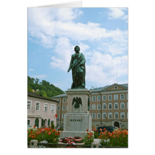 Standbeeld van Mozart in Salzburg