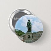 Standbeeld van Mozart in Salzburg Ronde Button 5,7 Cm (Voorkant /achterkant)