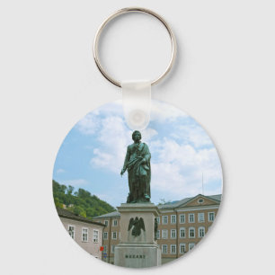 Standbeeld van Mozart in Salzburg Sleutelhanger