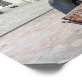 Standbeeld van Napoleon in Bratislava, Slowakije Poster (Hoek)