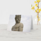 Standbeeld van Neptunus de kaart van de nota van (Gele Bloem)