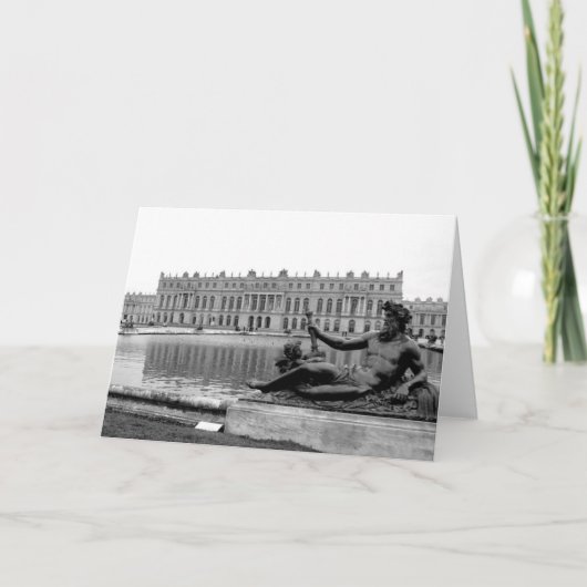 Standbeeld van Neptunus in Versailles Kaart (Voorkant)