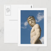 Standbeeld van Neptunus, Piazza della Signoria, Fl Briefkaart (Voorkant / Achterkant)