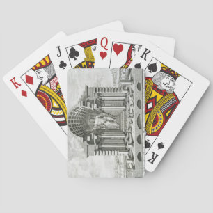 Standbeeld van Olympische Zeus, gemaakt door Phidi Pokerkaarten
