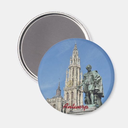 Standbeeld van Peter Paul Rubens in Antwerpen, Bel Magneet (Voorkant / Achterkant)