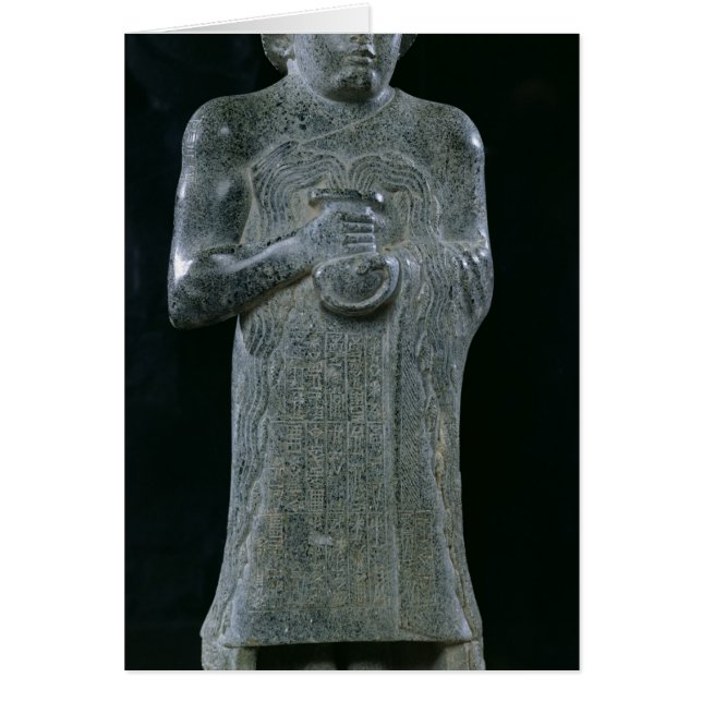 standbeeld van prins Gudea, c.2150 BC (Voorkant)