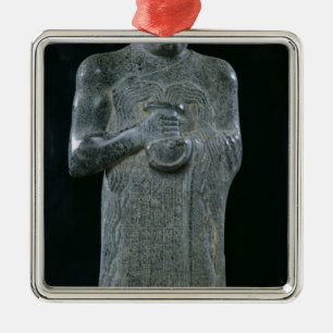 standbeeld van prins Gudea, c.2150 BC Metalen Ornament