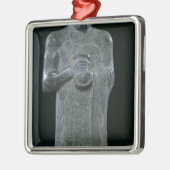 standbeeld van prins Gudea, c.2150 BC Metalen Ornament (Links)