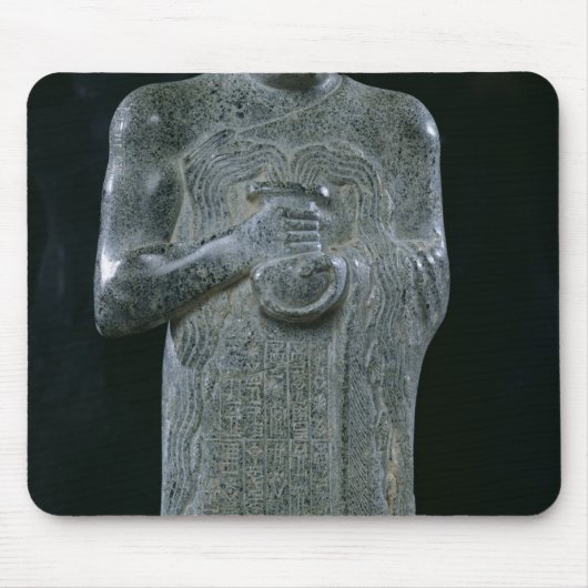 standbeeld van prins Gudea, c.2150 BC Muismat (Voorkant)