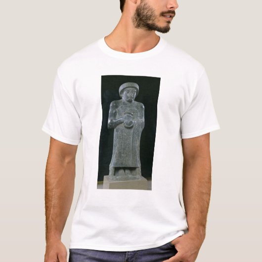standbeeld van prins Gudea, c.2150 BC T-shirt (Voorkant)