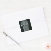 standbeeld van prins Gudea, c.2150 BC Vierkante Sticker (Envelop)