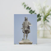 Standbeeld van Rafaël Sanzio van Urbino, 1897 Briefkaart (Staand voorkant)