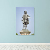 Standbeeld van Rafaël Sanzio van Urbino, 1897 Canvas Afdruk (Insitu (Houten vloer))