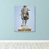 Standbeeld van Rafaël Sanzio van Urbino, 1897 Canvas Afdruk (Insitu (Houten vloer))