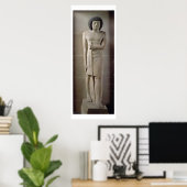 standbeeld van Sepa (oud Koninkrijk) (geverfde kal Poster (Thuiskantoor)