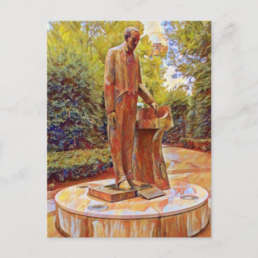 Standbeeld van Sergei Rachmaninov in Knoxville Briefkaart (Voorkant)