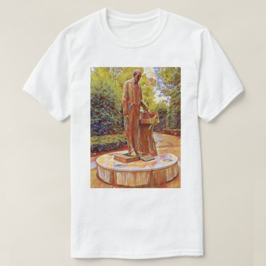 Standbeeld van Sergei Rachmaninov in Knoxville T-shirt (Design voorkant)