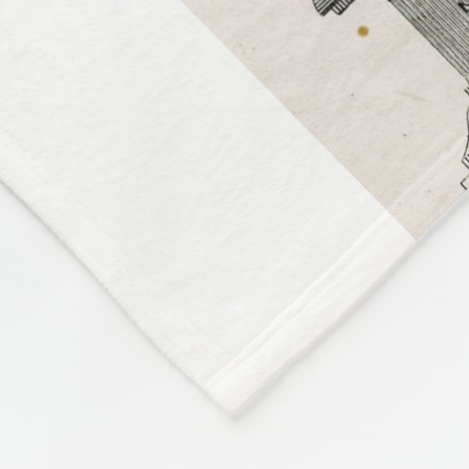 Standbeeld van Sint-Andreas Apostel met kruis Fleece Deken (Hoek)