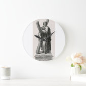 Standbeeld van Sint-Andreas Apostel met kruis Grote Klok (Huis)