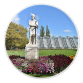 standbeeld van Sir William Wallace Keramische Knop (Voorkant)