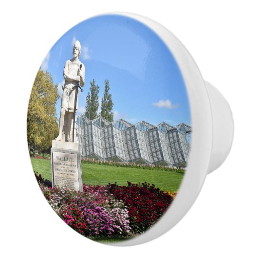 standbeeld van Sir William Wallace Keramische Knop (Rechts)