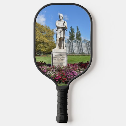 standbeeld van Sir William Wallace Pickleball Paddle (Achterkant)