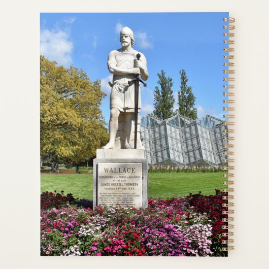 standbeeld van Sir William Wallace Planner (Achterkant)