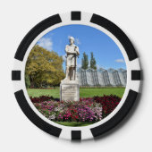 standbeeld van Sir William Wallace Poker Chips (Voorkant)